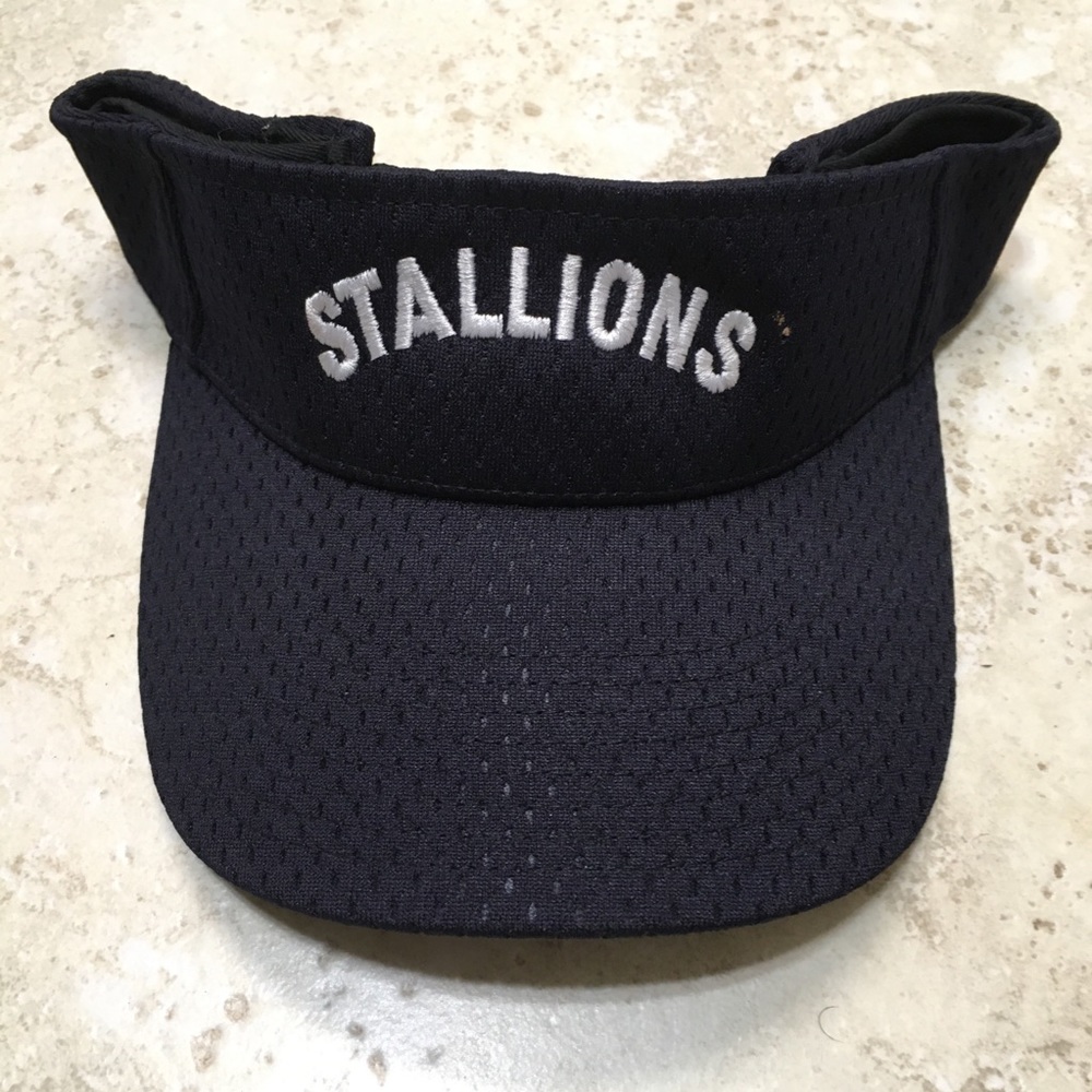 Dark Blue "Stallions" Sport Visor